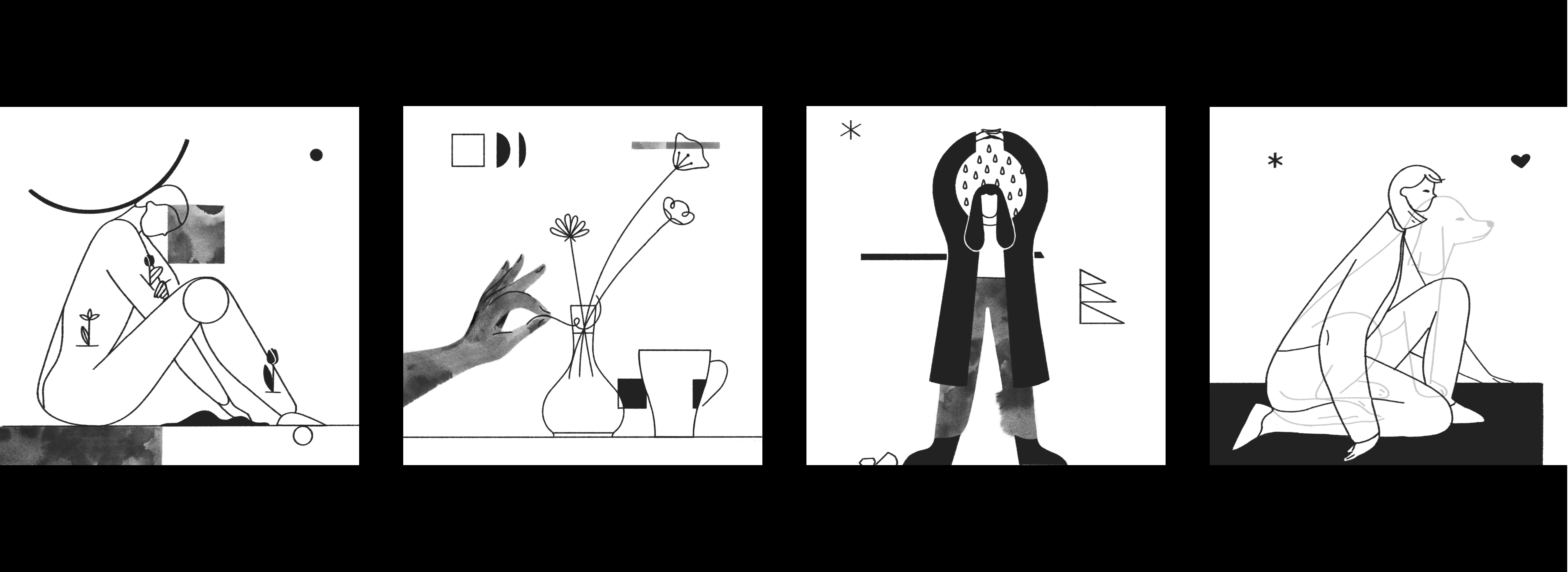 Black and white, Designed and Developed by Ester Digital