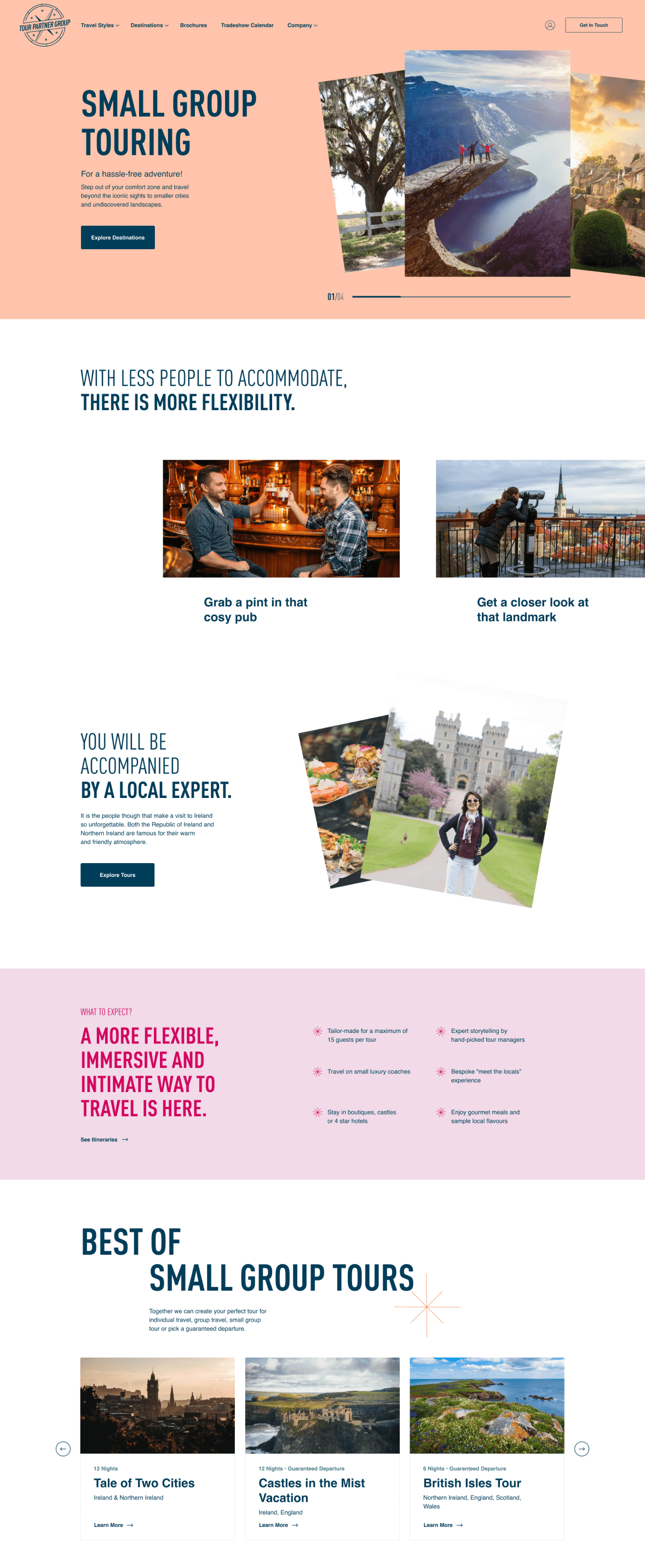 Tour Partner Group, Designed and Developed by Ester Digital