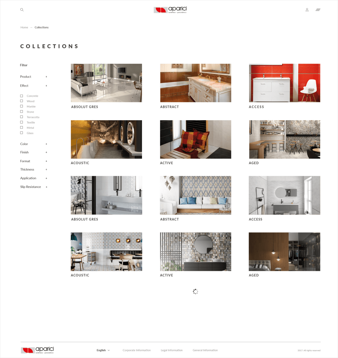 Aparici, Designed and Developed by Ester Digital