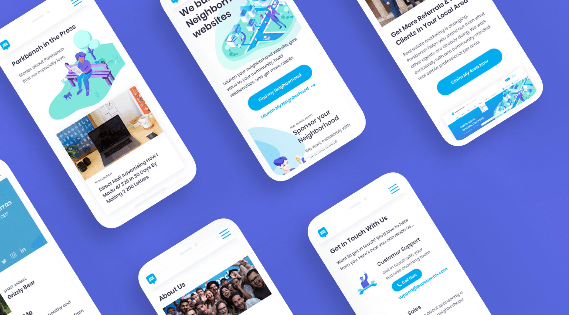 Parkbench Mobile format