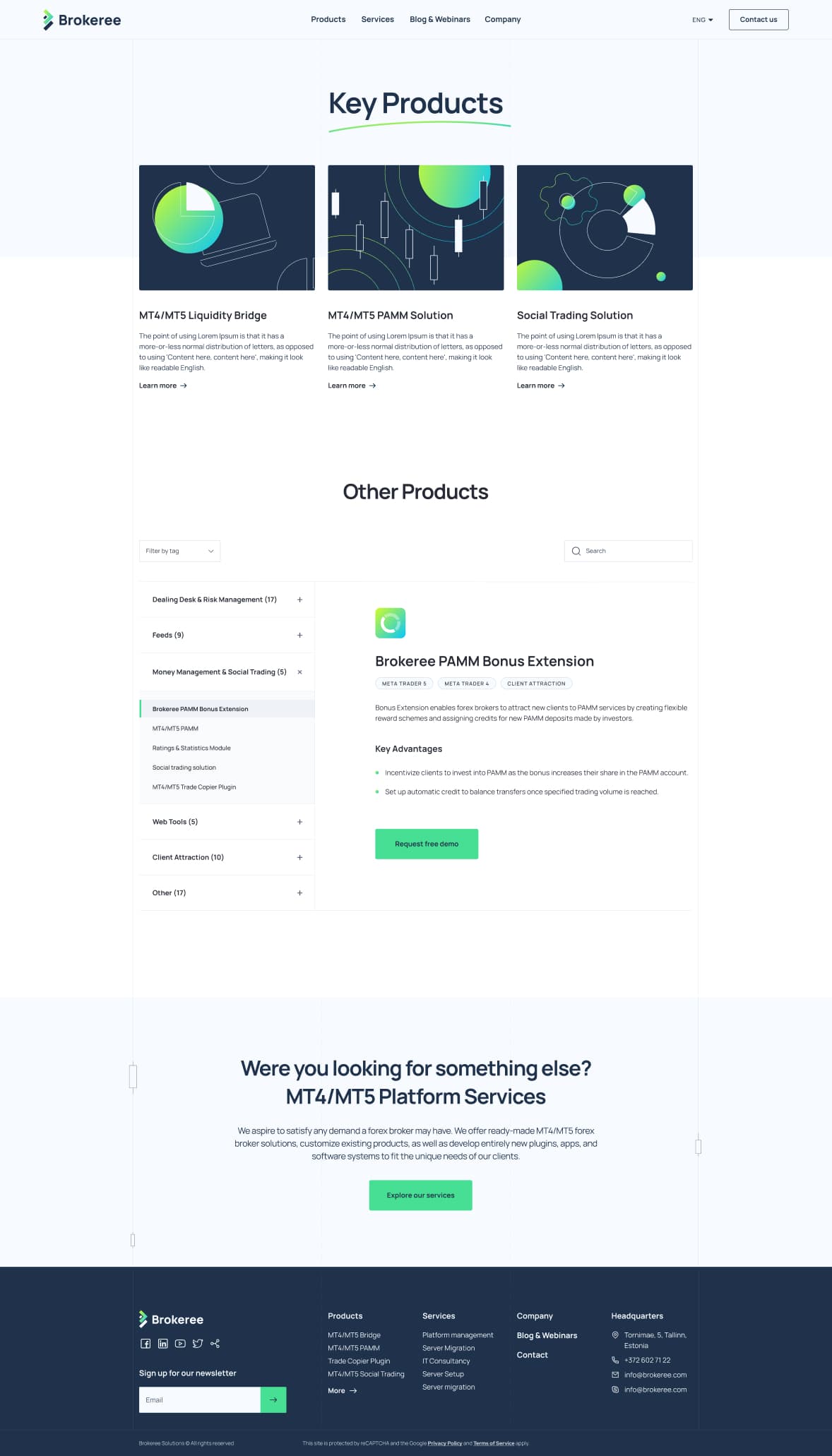 Brokeree, Designed and Developed by Ester Digital