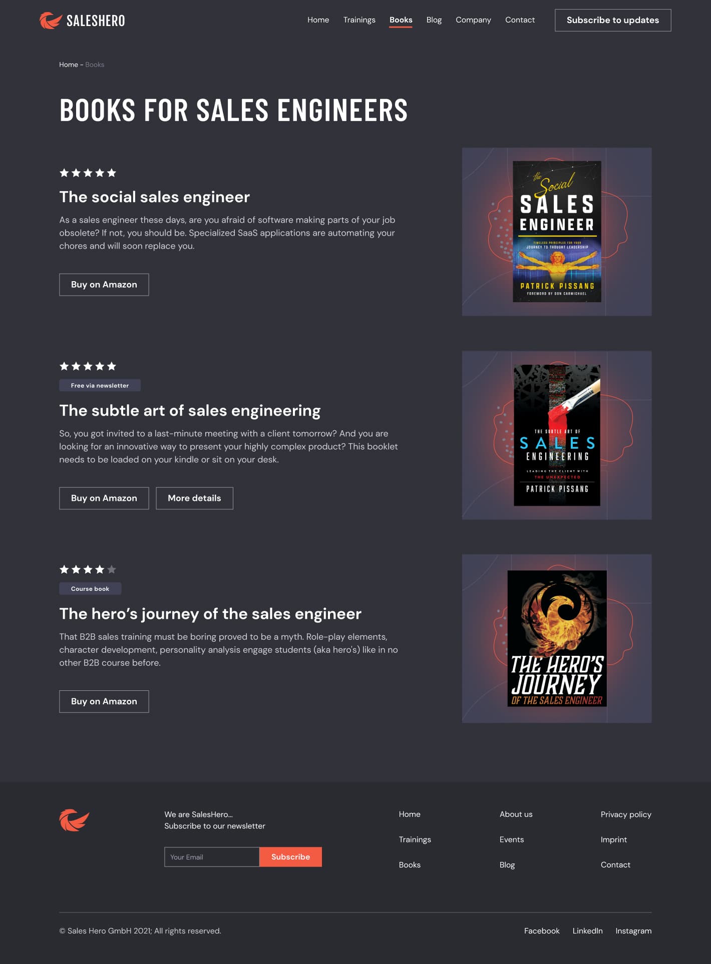 Saleshero, Designed and Developed by Ester Digital