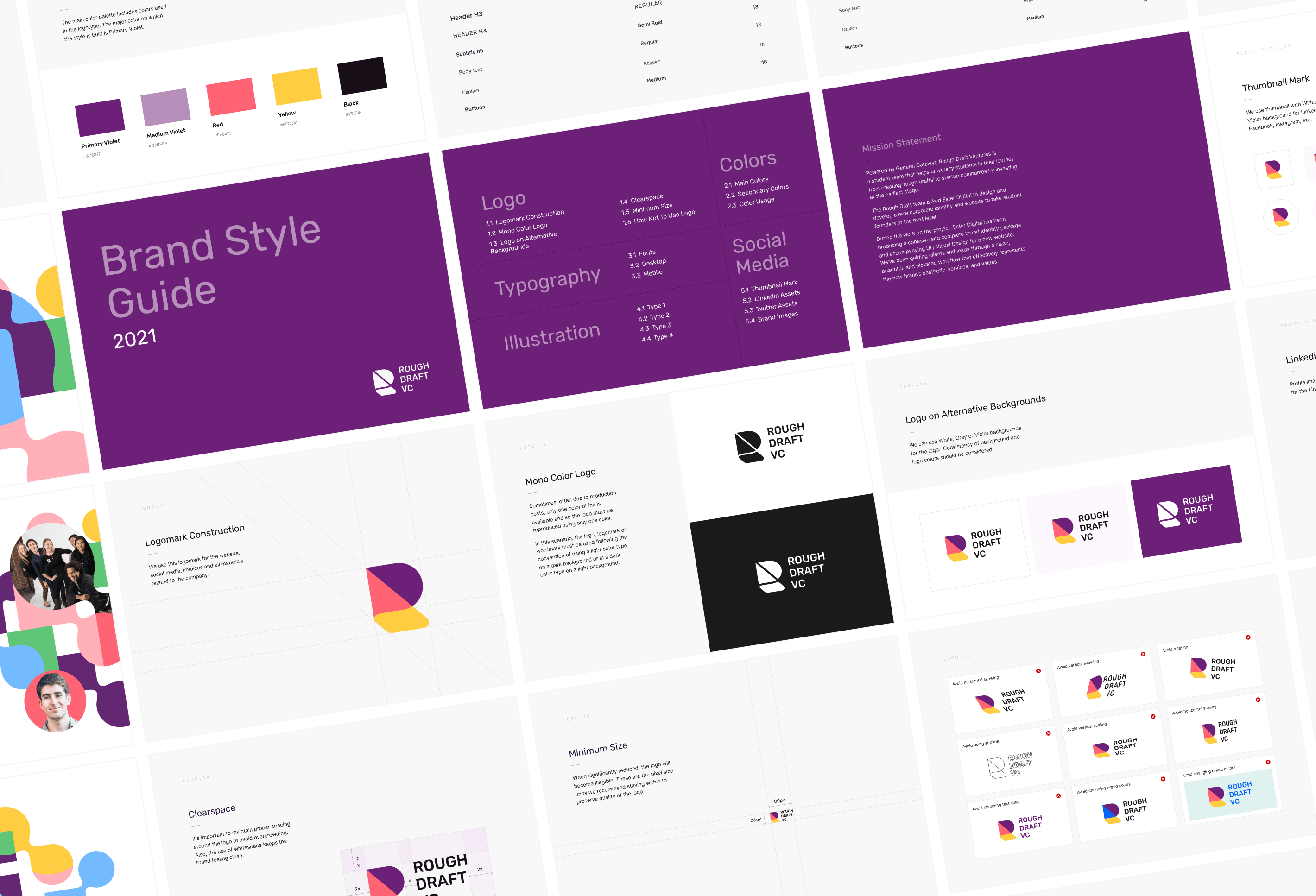 Rough Draft Ventures, Designed and Developed by Ester Digital