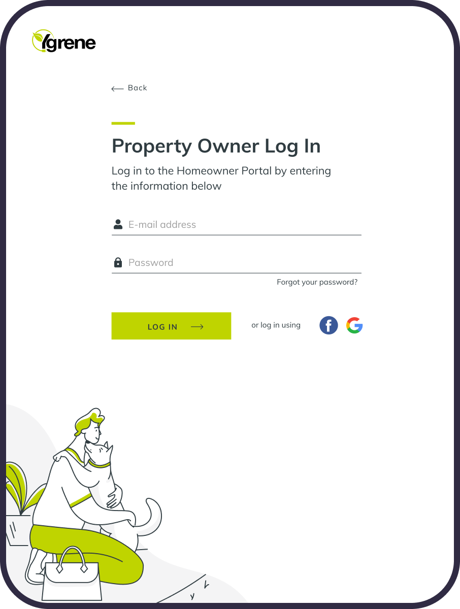 YGrene, Designed and Developed by Ester Digital