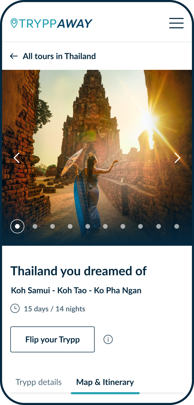 Tryppaway, Designed and Developed by Ester Digital