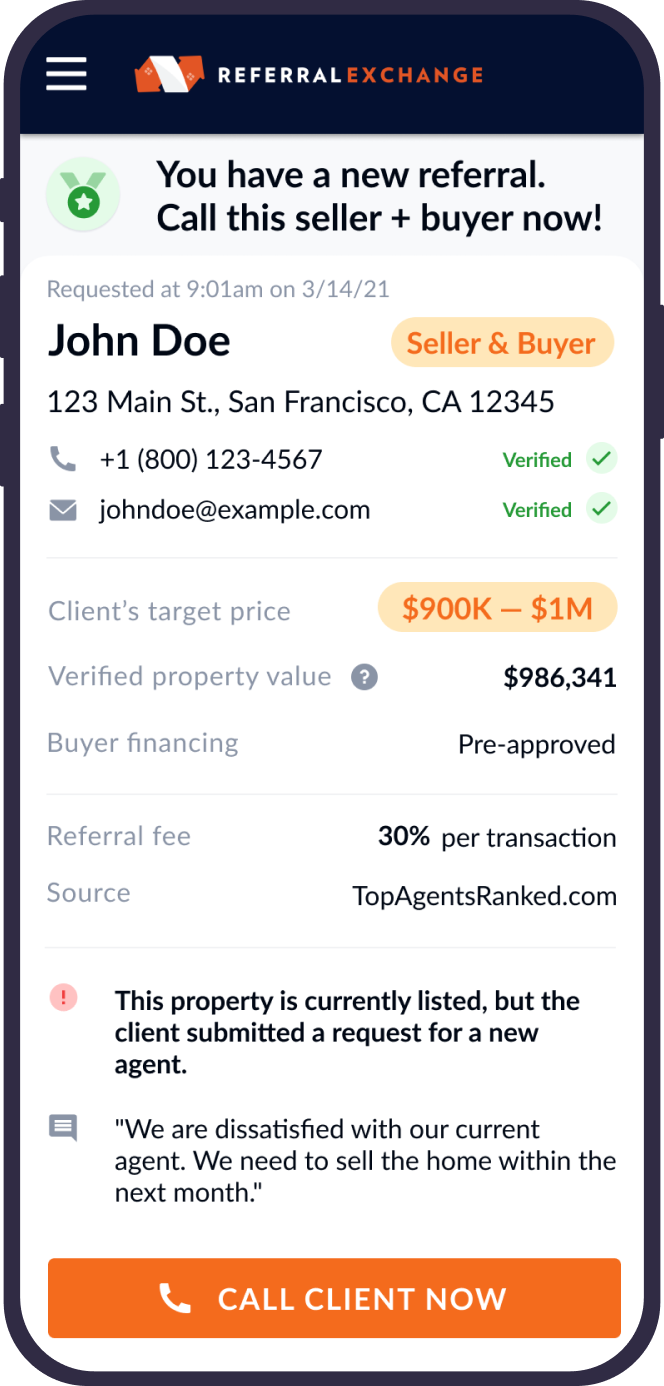 Referral Exchange, Designed and Developed by Ester Digital