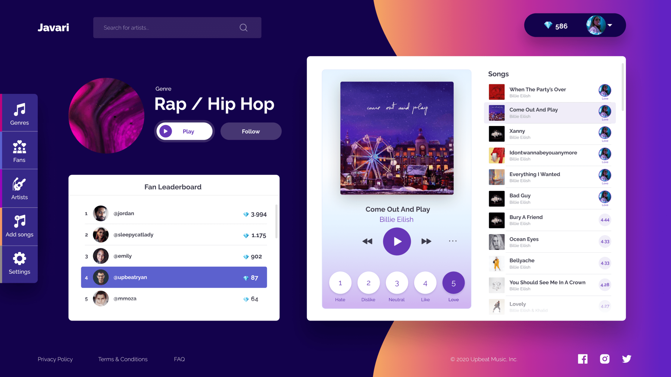Javari, Designed and Developed by Ester Digital