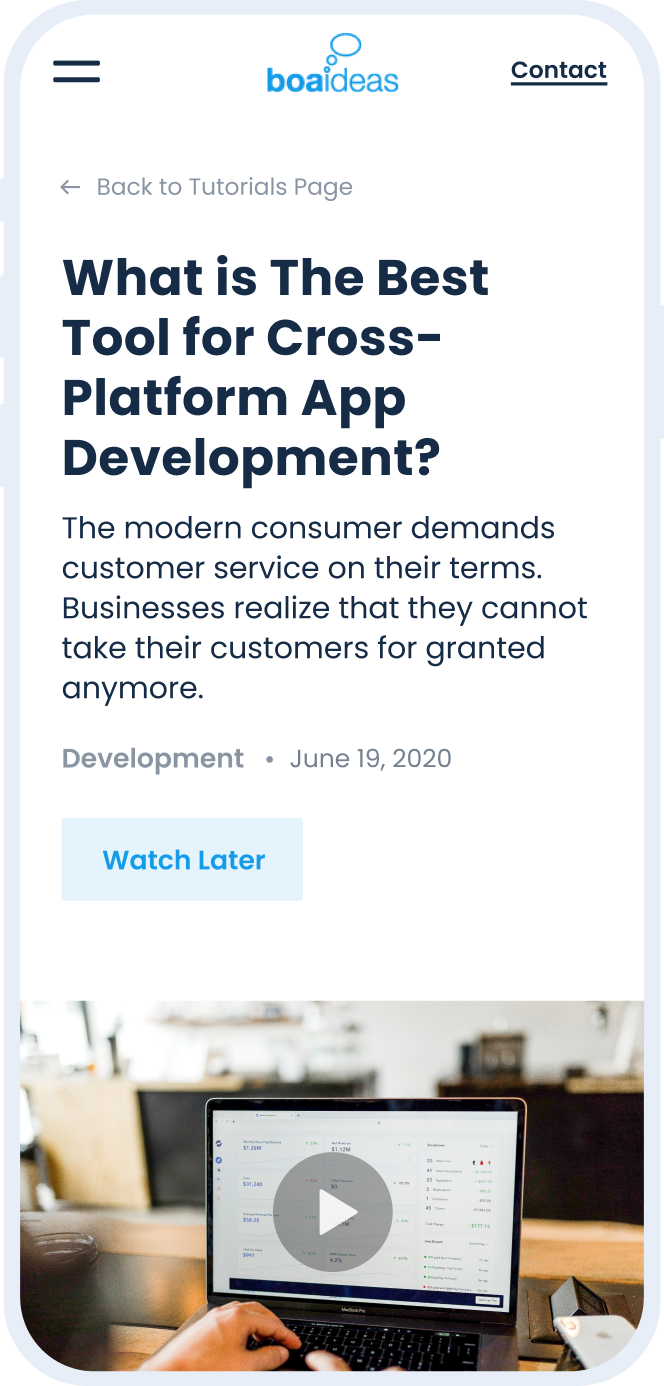 BOA Ideas, Designed and Developed by Ester Digital