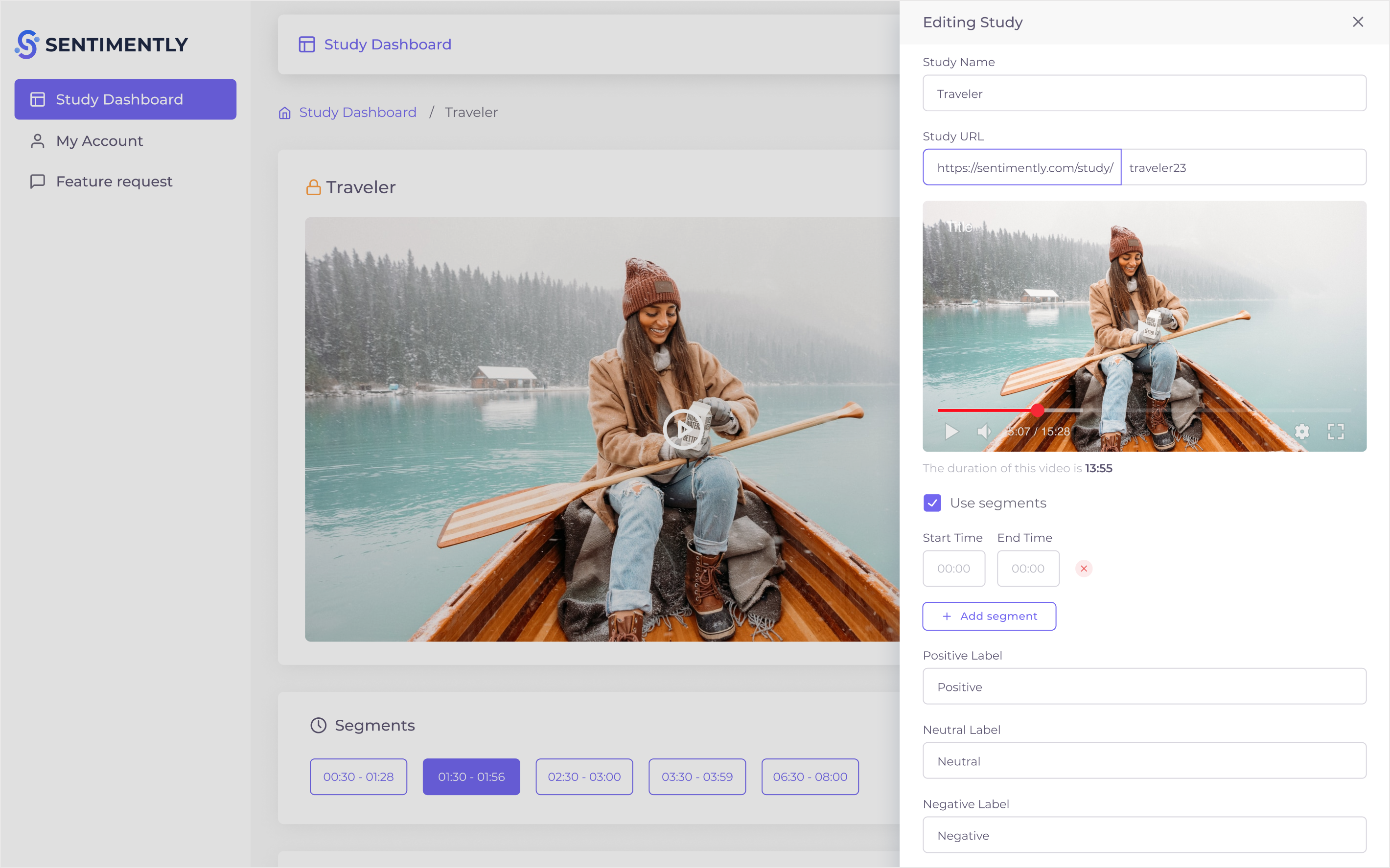 Sentimently, Designed and Developed by Ester Digital