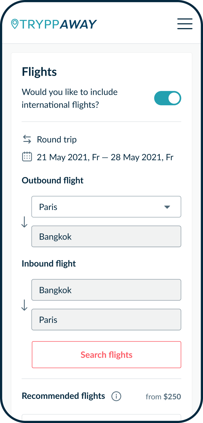 Tryppaway, Designed and Developed by Ester Digital