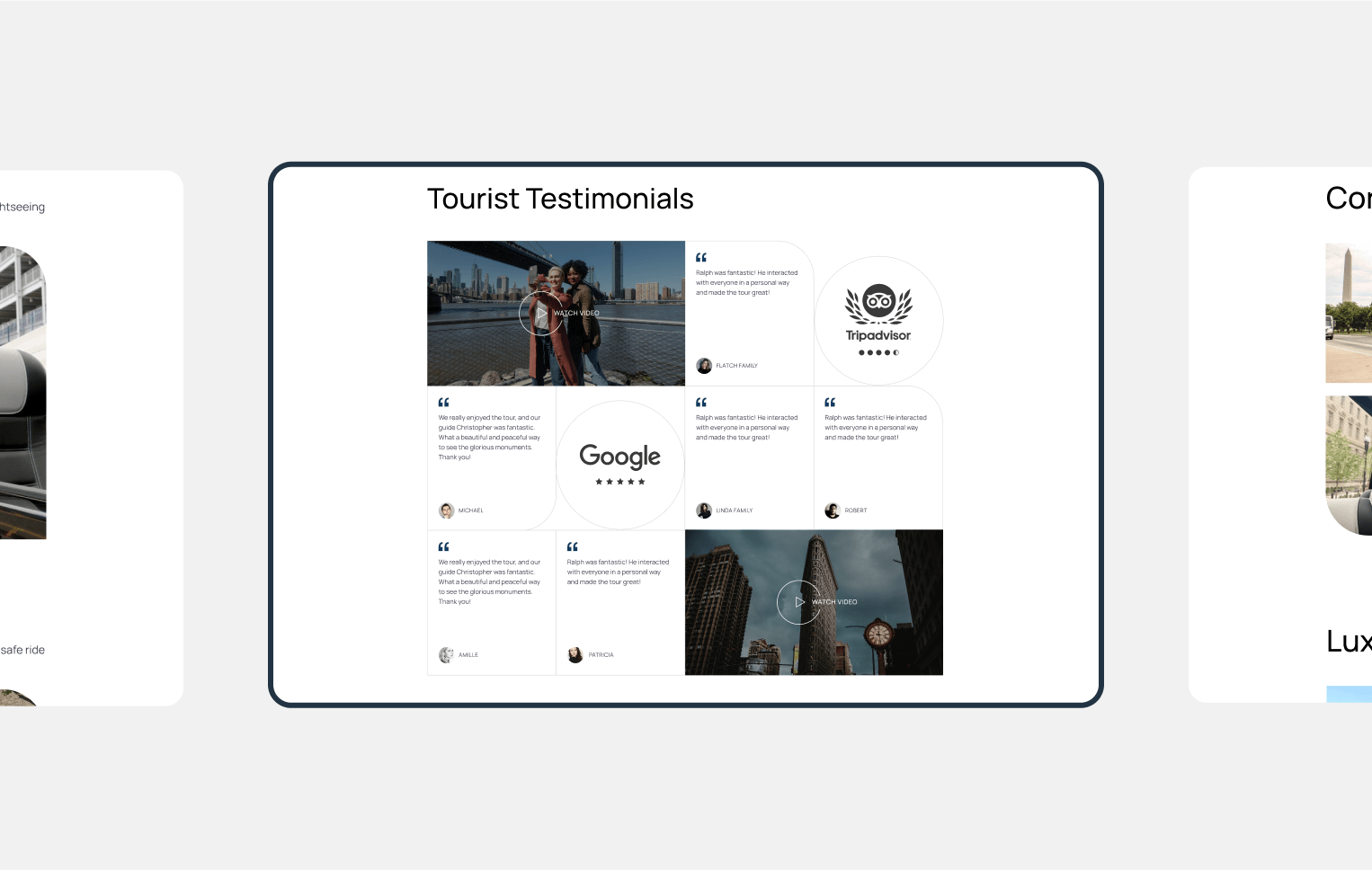 USA Guided Tours, Designed and Developed by Ester Digital