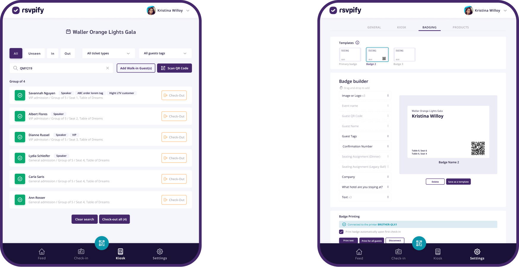 RSVPify, Designed and Developed by Ester Digital