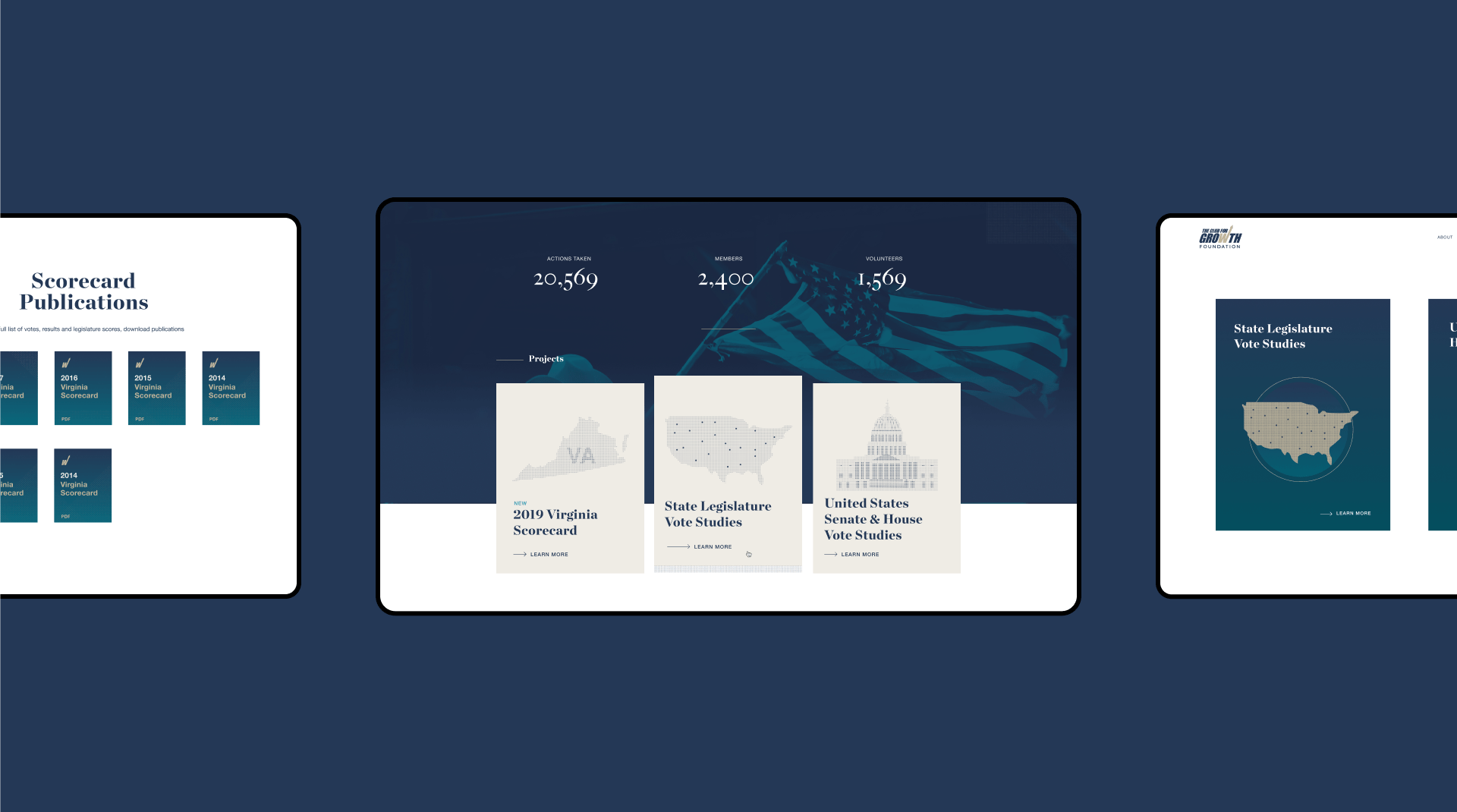 Club for Growth, Designed and Developed by Ester Digital