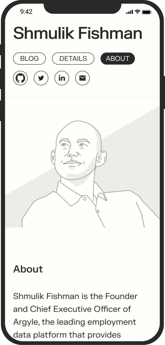 Shmulik Fishman, Designed and Developed by Ester Digital