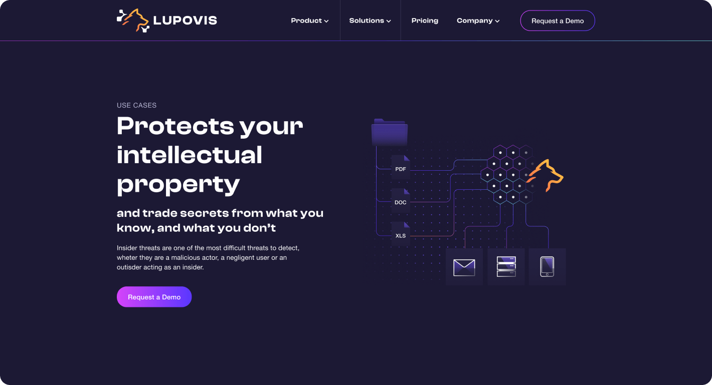 Lupovis, Designed and Developed by Ester Digital